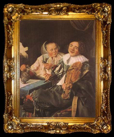 framed  LEYSTER, Judith Carousing Couple (mk08), ta009-2